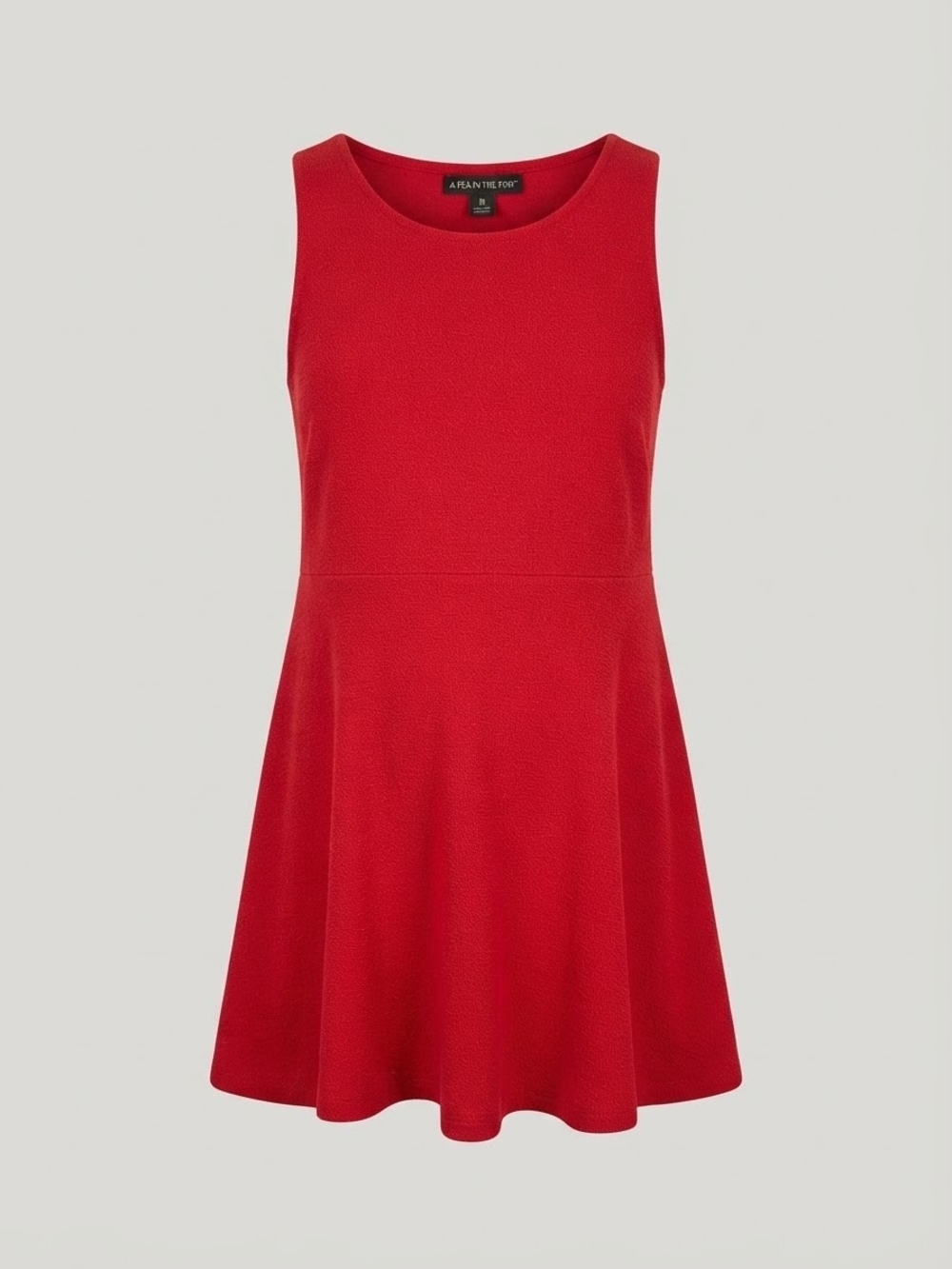 A Pea in the Pod Red Sleeveless Fit & Flare Maternity Shirt